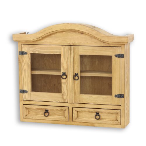 Pine showcase RUSTIKAL KW711 light waxed pine