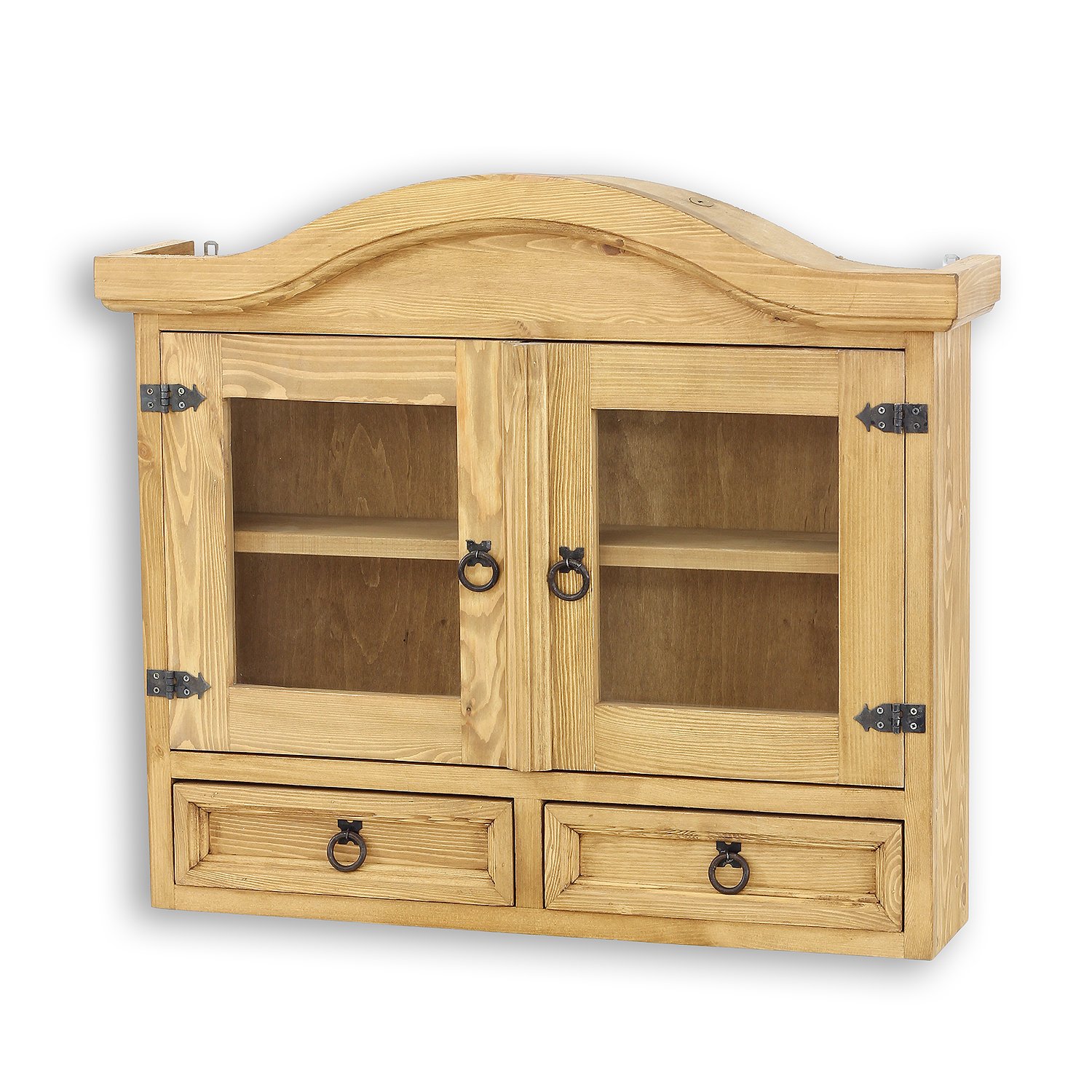 Pine showcase RUSTIKAL KW711 light waxed pine
