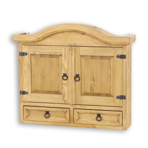 Pine showcase RUSTIKAL KW712 pine, dark wax
