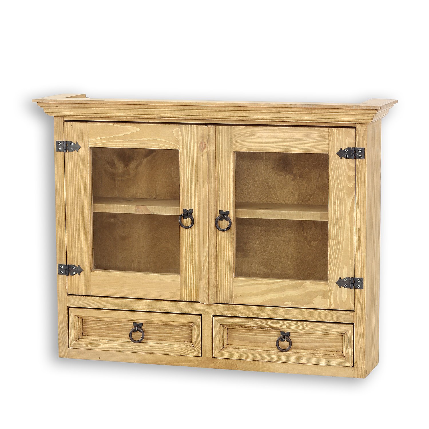 Pine showcase RUSTIKAL KW713 light waxed pine