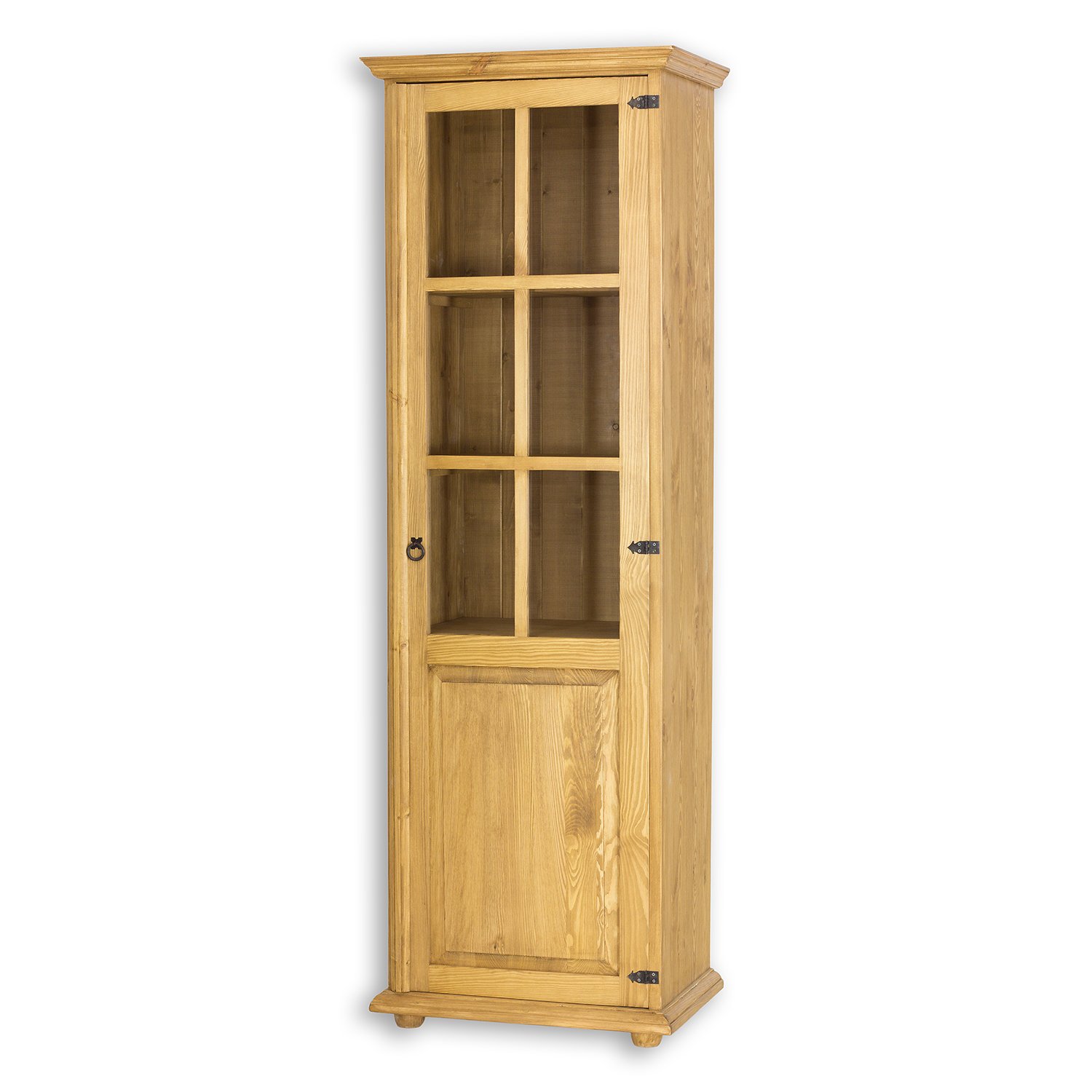 Pine showcase RUSTIKAL KW717 antique pine white