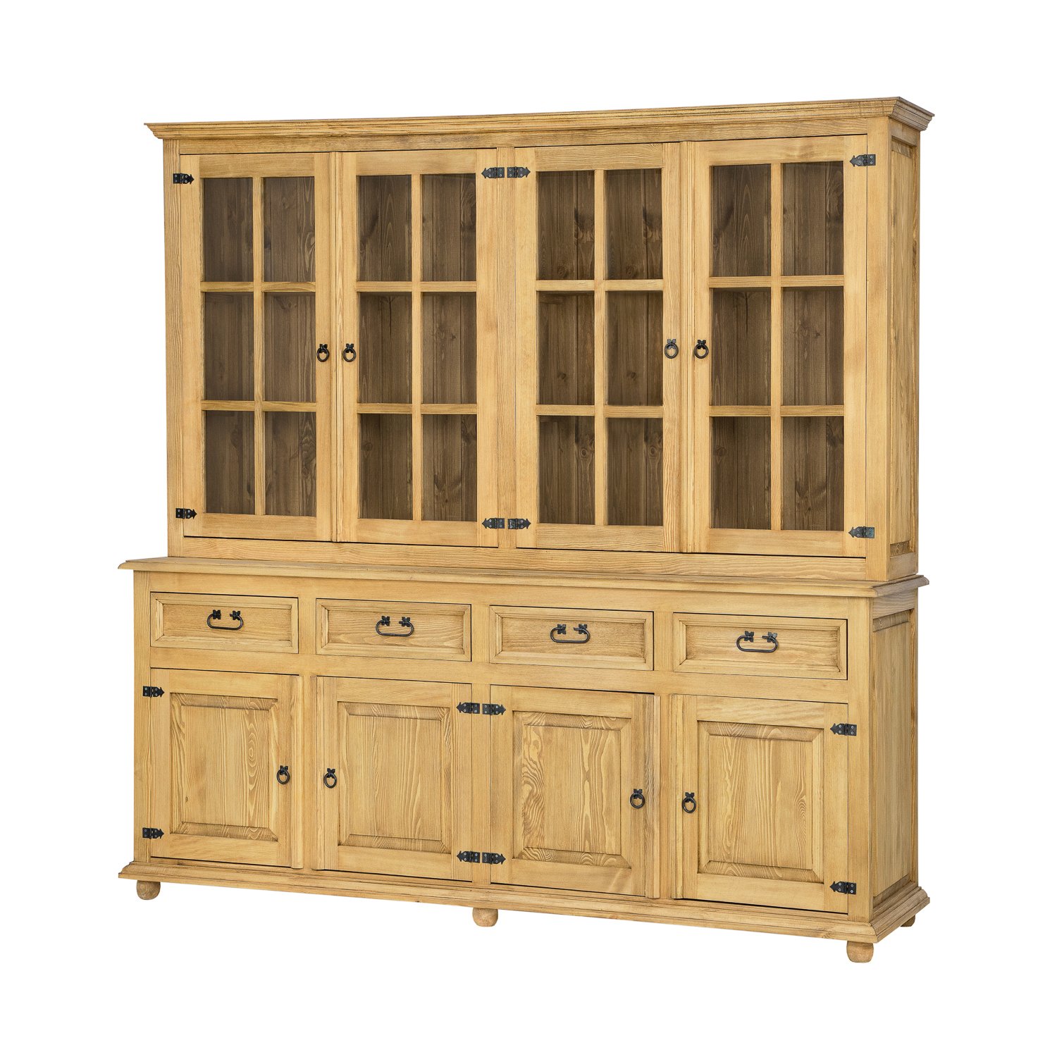 Pine showcase RUSTIKAL KW825 antique pine white