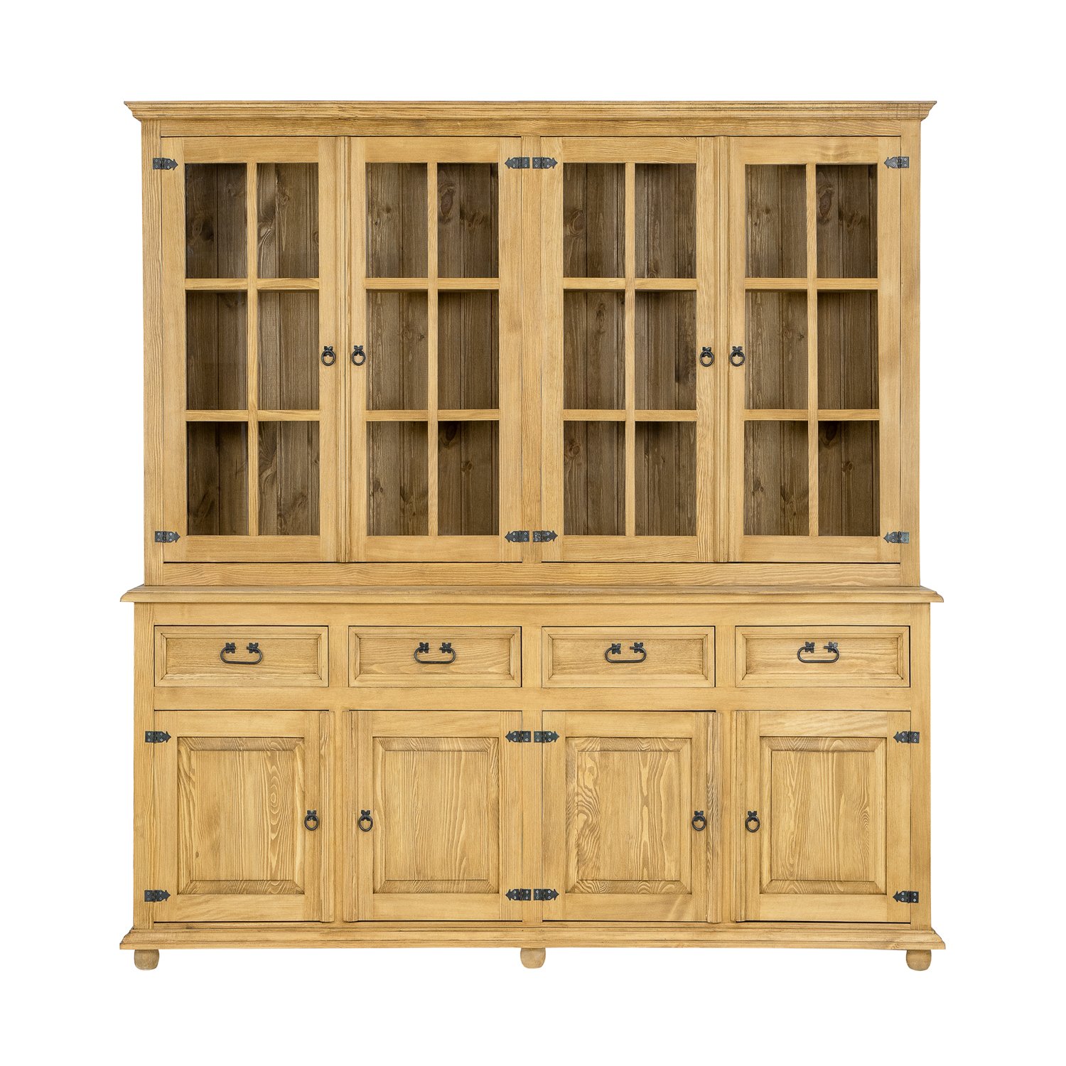 Pine showcase RUSTIKAL KW825 antique pine white - Image 2