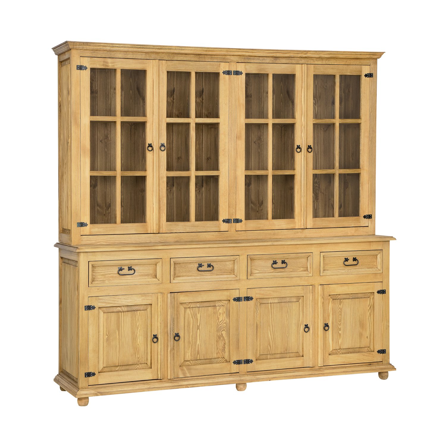 Pine showcase RUSTIKAL KW825 antique pine white - Image 3