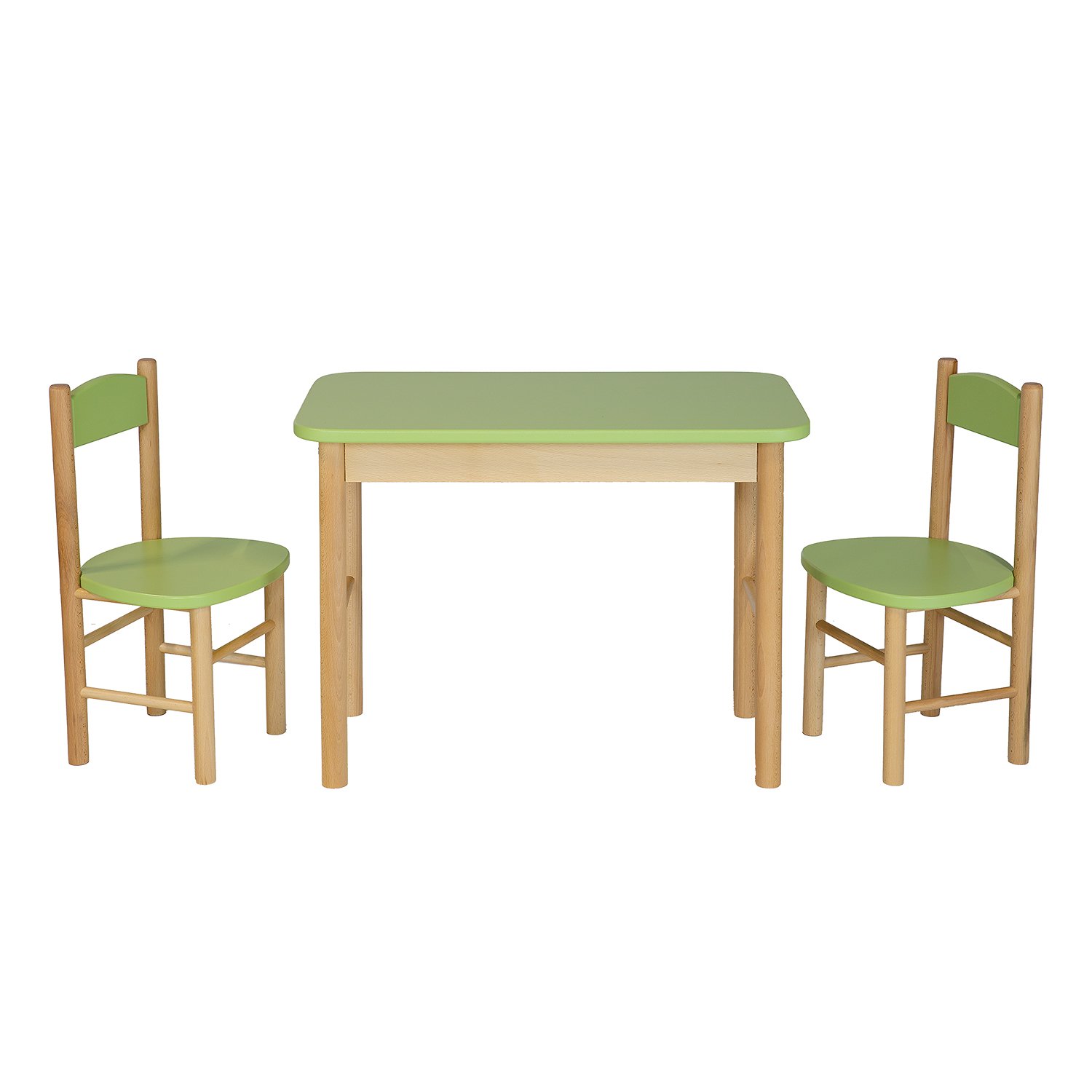 Wooden children's table AD252 beech blue - Image 8