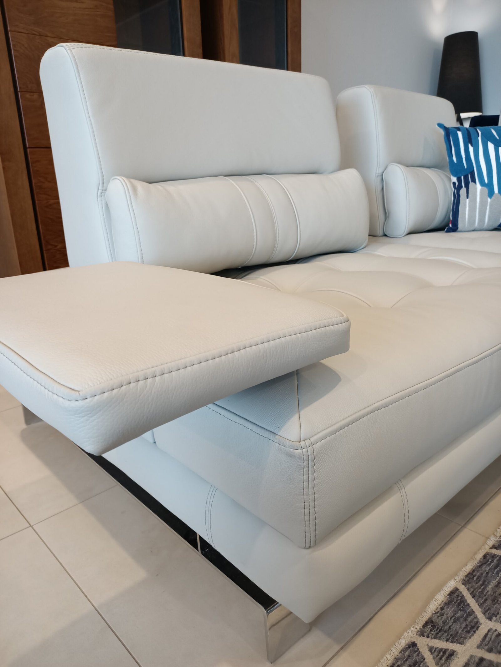 MILAN corner sofa with fabric 371x256 - Image 8