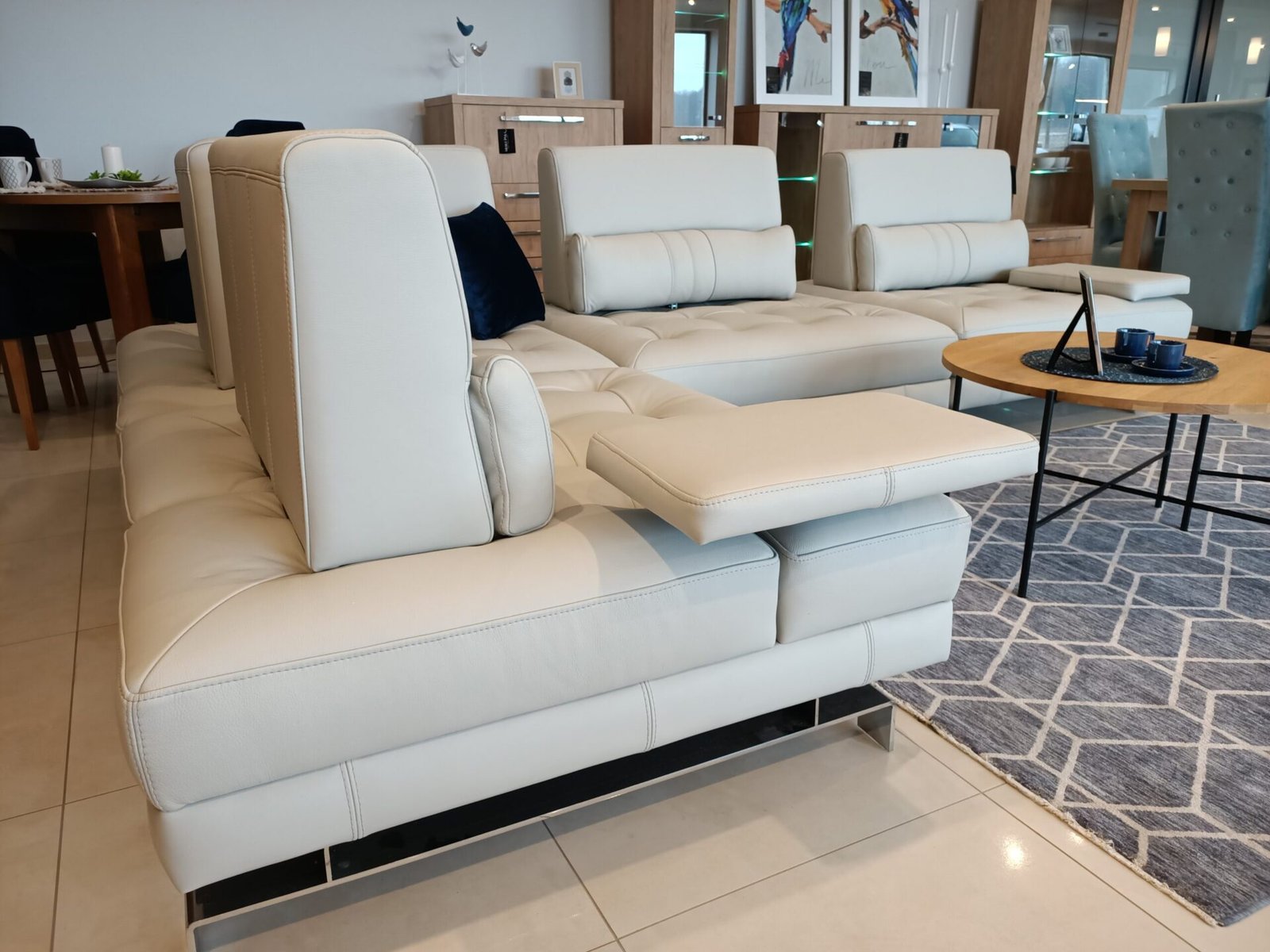 MILAN corner sofa with fabric 371x256 - Image 6