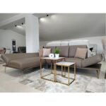 LAGOS corner sofa, leather, 182x262