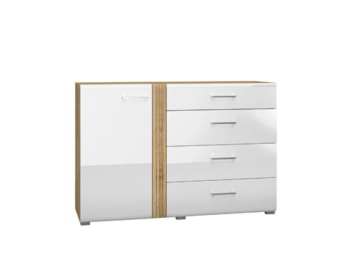 Adagio 04 castello oak chest of drawers