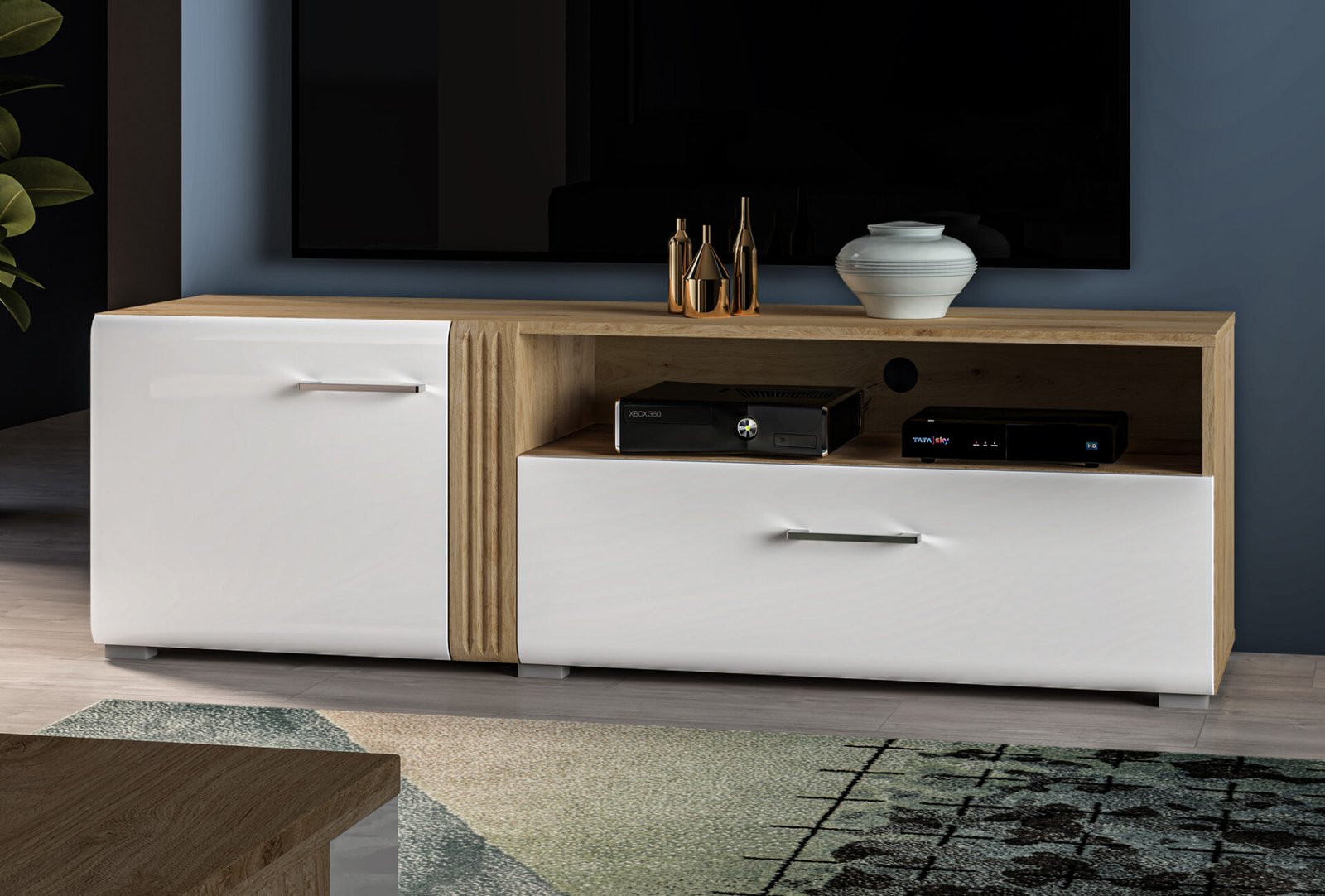 Adagio 07 Castello Oak - TV cabinet - Image 4