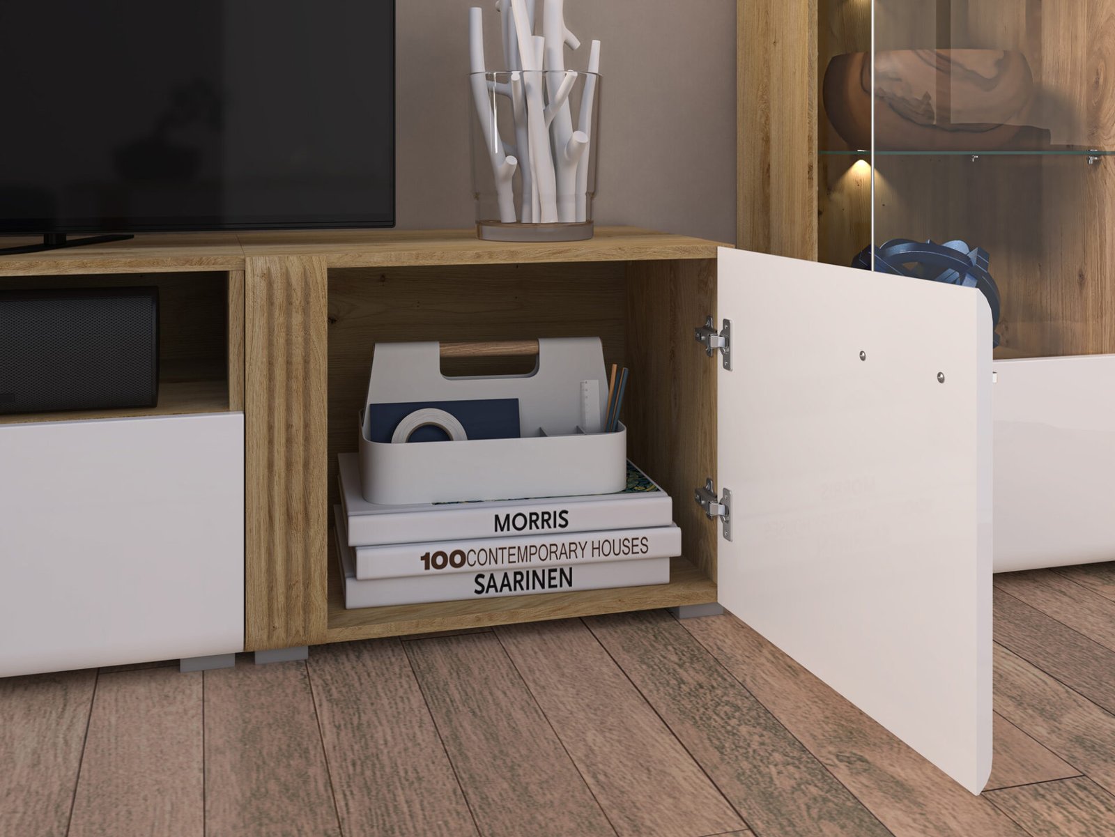 Adagio 08 oak color, RTV cabinet - Image 5