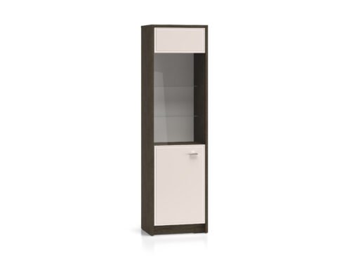 Avante 02 windmill oak / MDF cashmere glossy – display case 1DL/P
