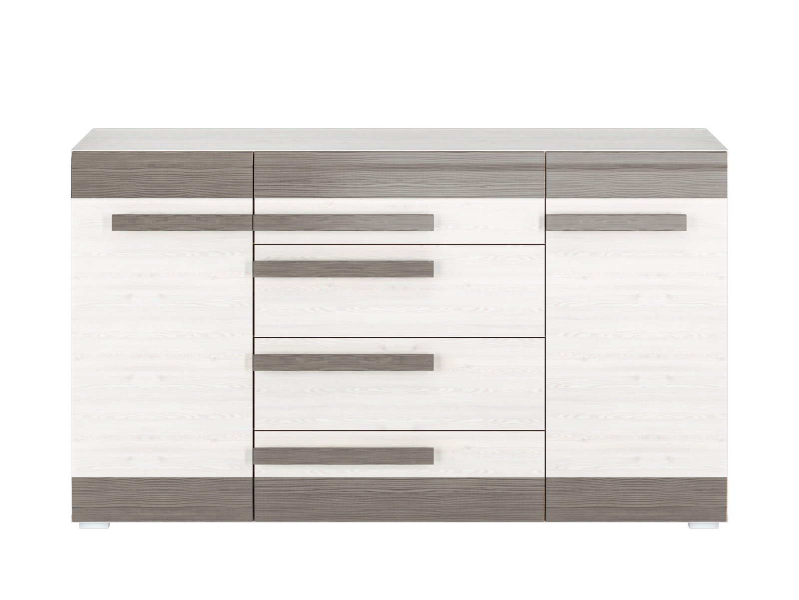 BLANCO 06 snow pine/MDF new gray - chest of drawers - Image 3