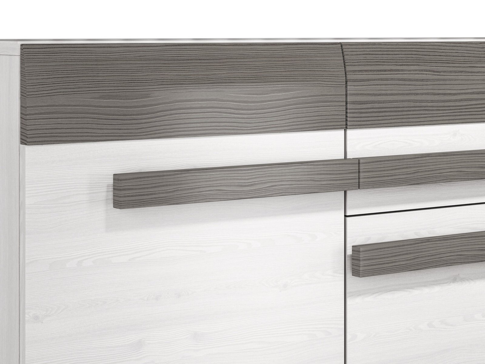 BLANCO 06 snow pine/MDF new gray - chest of drawers - Image 5