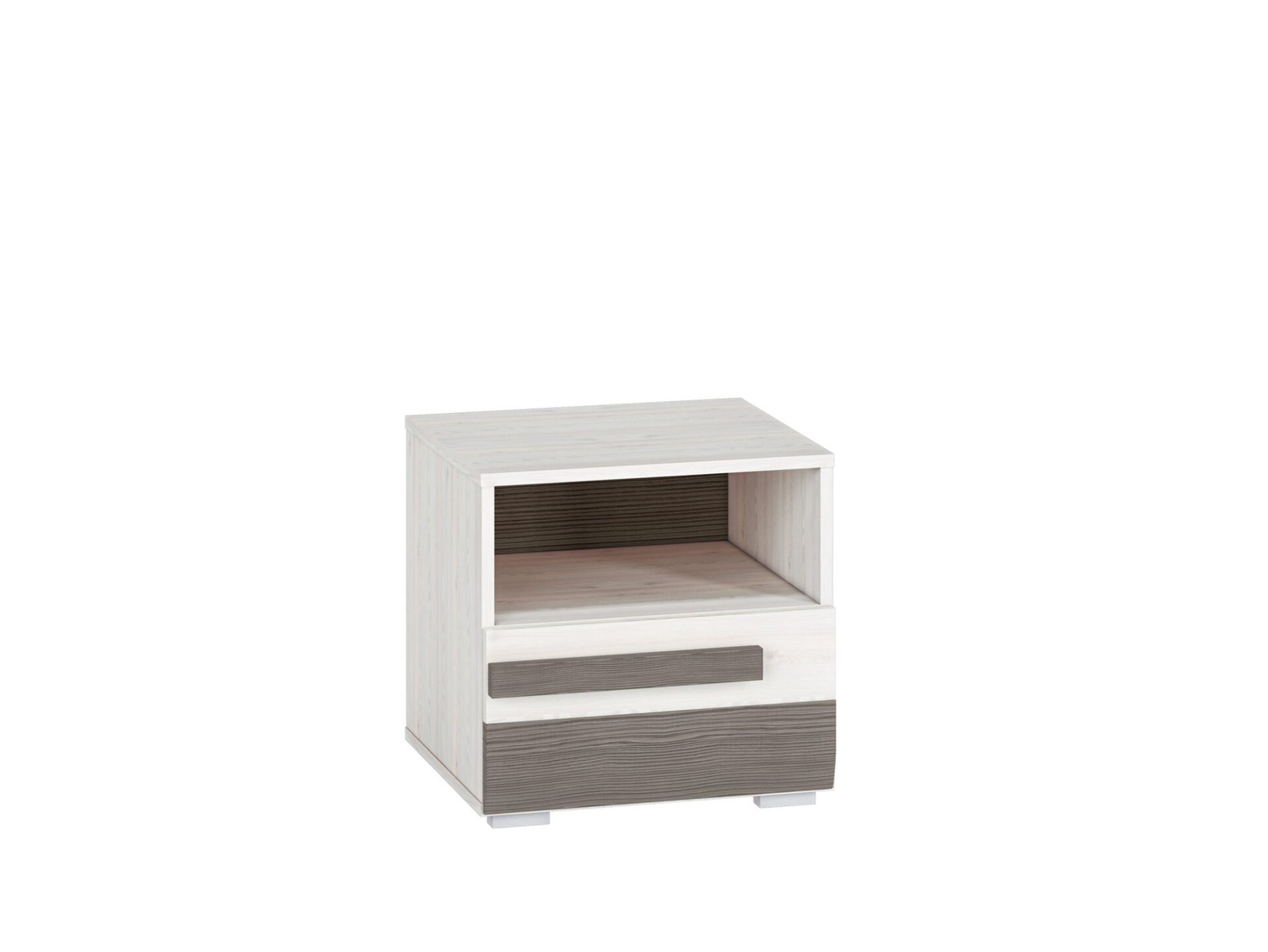 BLANCO 18 snow pine/MDF new gray - bedside table