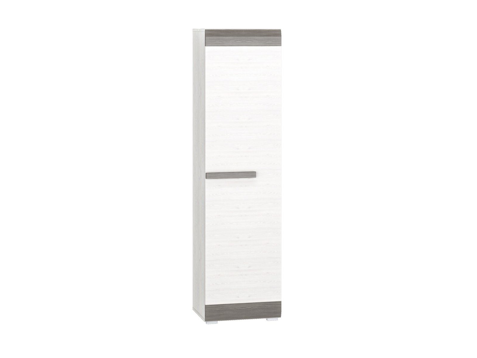 BLANCO 19 snow pine/MDF new gray - wardrobe