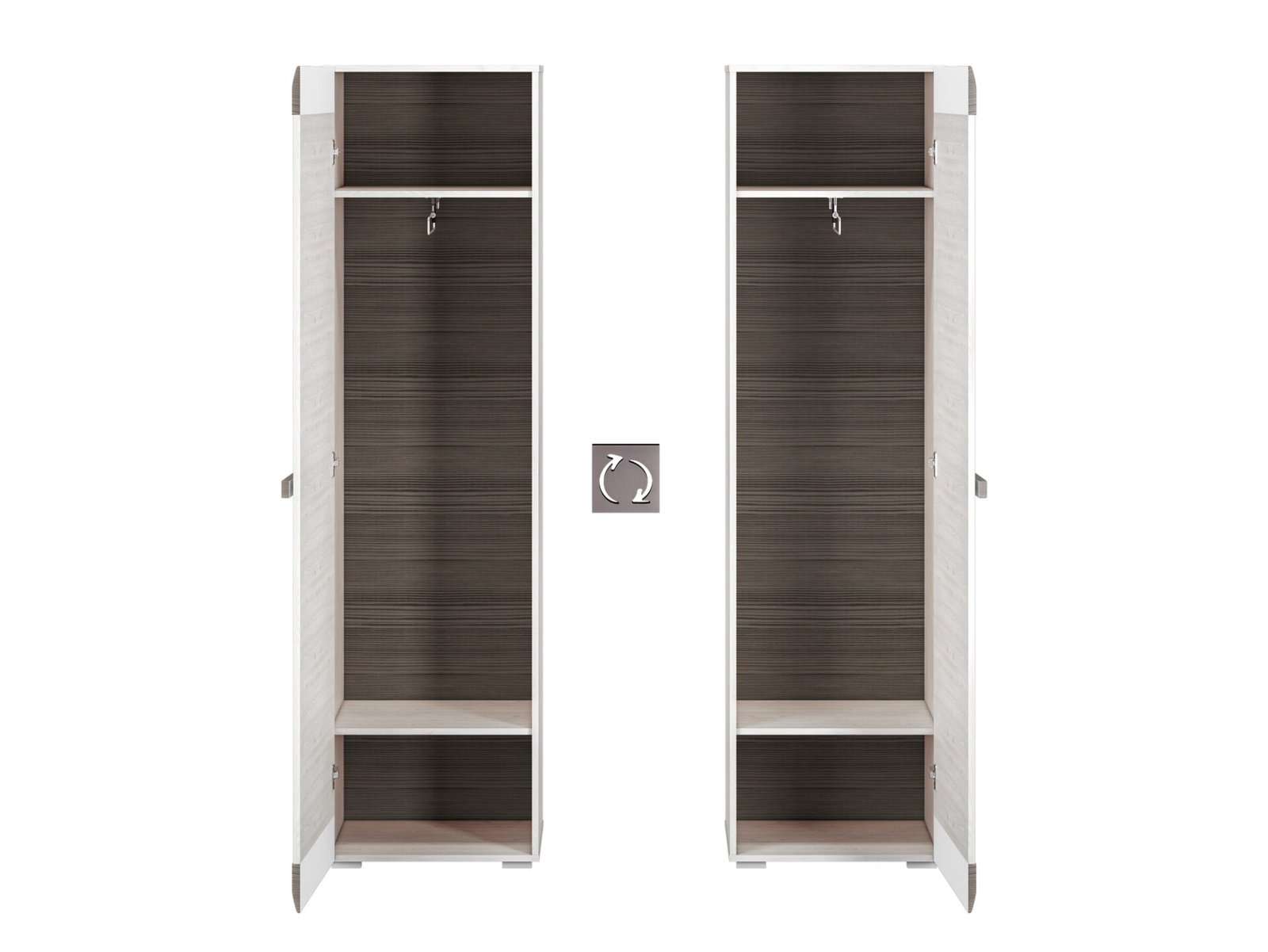 BLANCO 19 snow pine/MDF new gray - wardrobe - Image 8