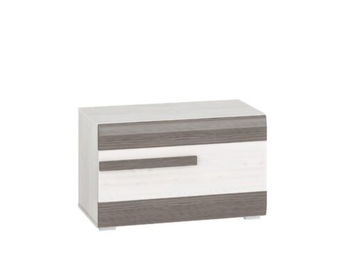 BLANCO 21N snow pine/MDF new gray – shoe cabinet