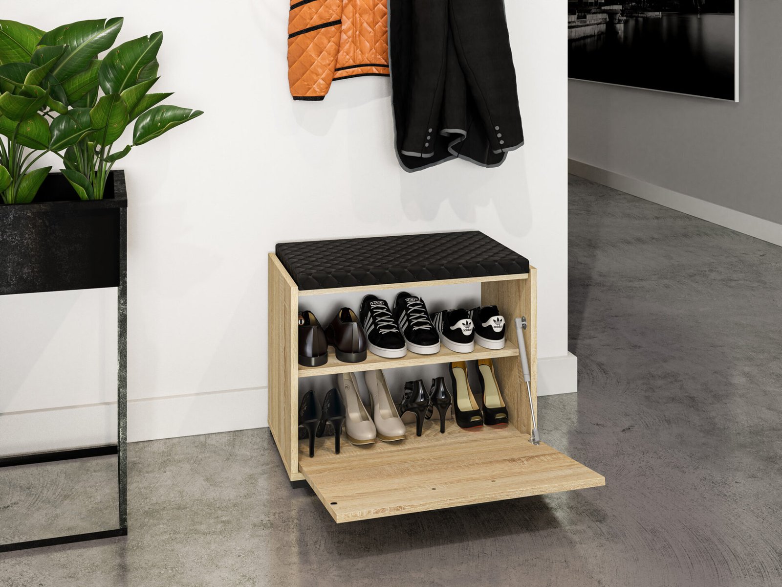 Caro 01 Sonoma lamp - shoe cabinet - Image 4