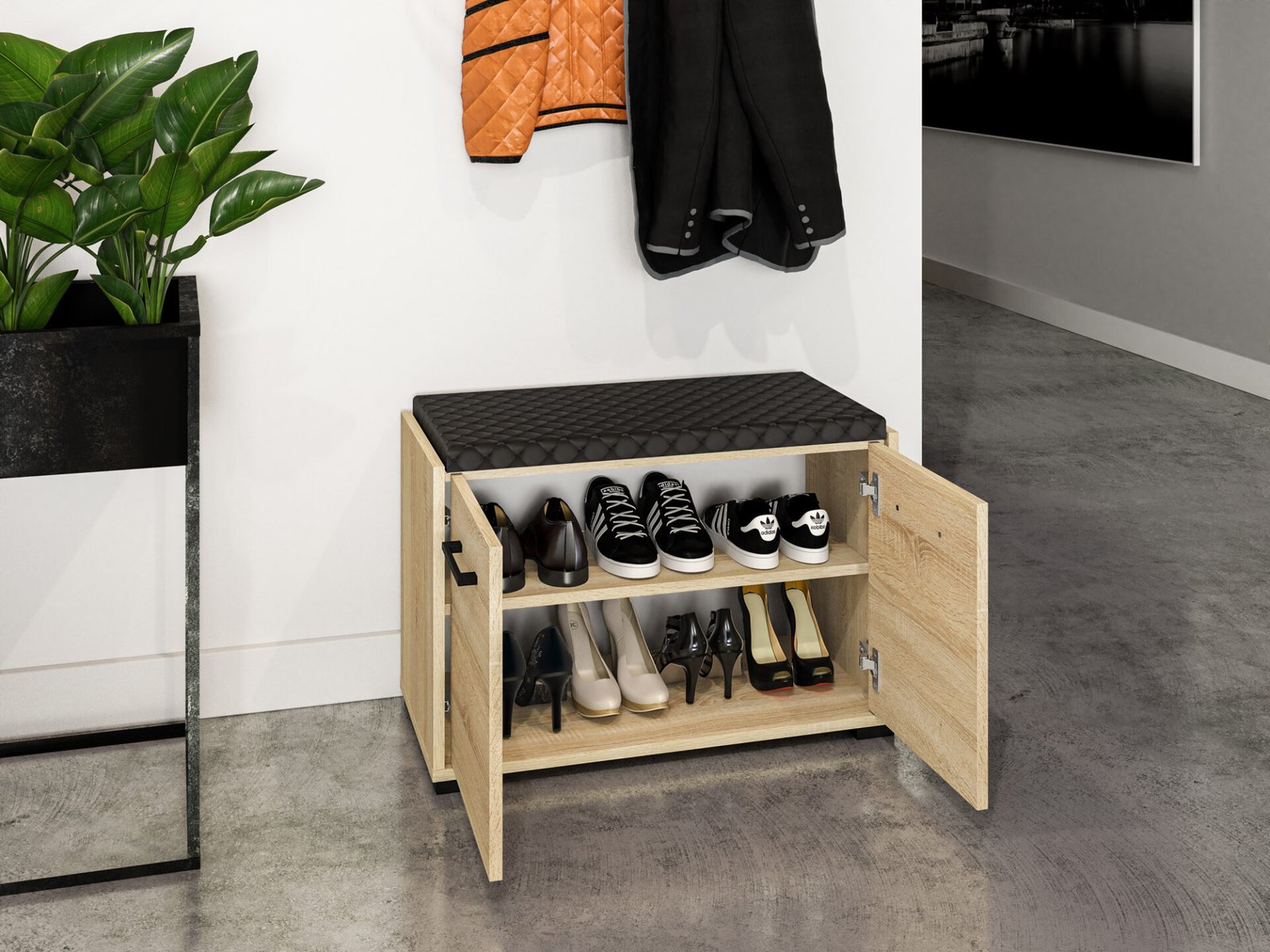 Caro 02 Sonoma lamp - shoe cabinet - Image 4