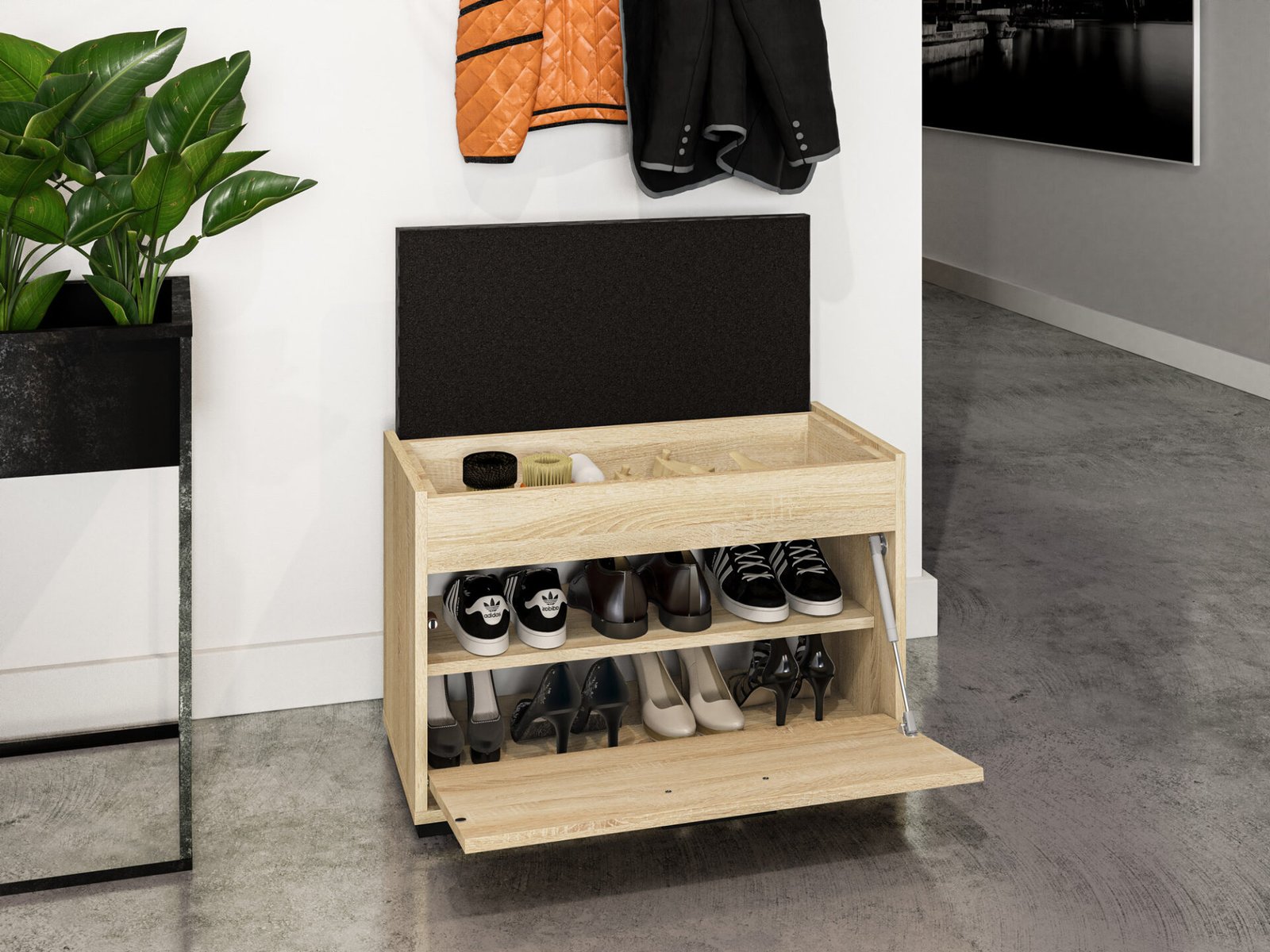 Caro 03 Sonoma lamp - shoe cabinet - Image 4