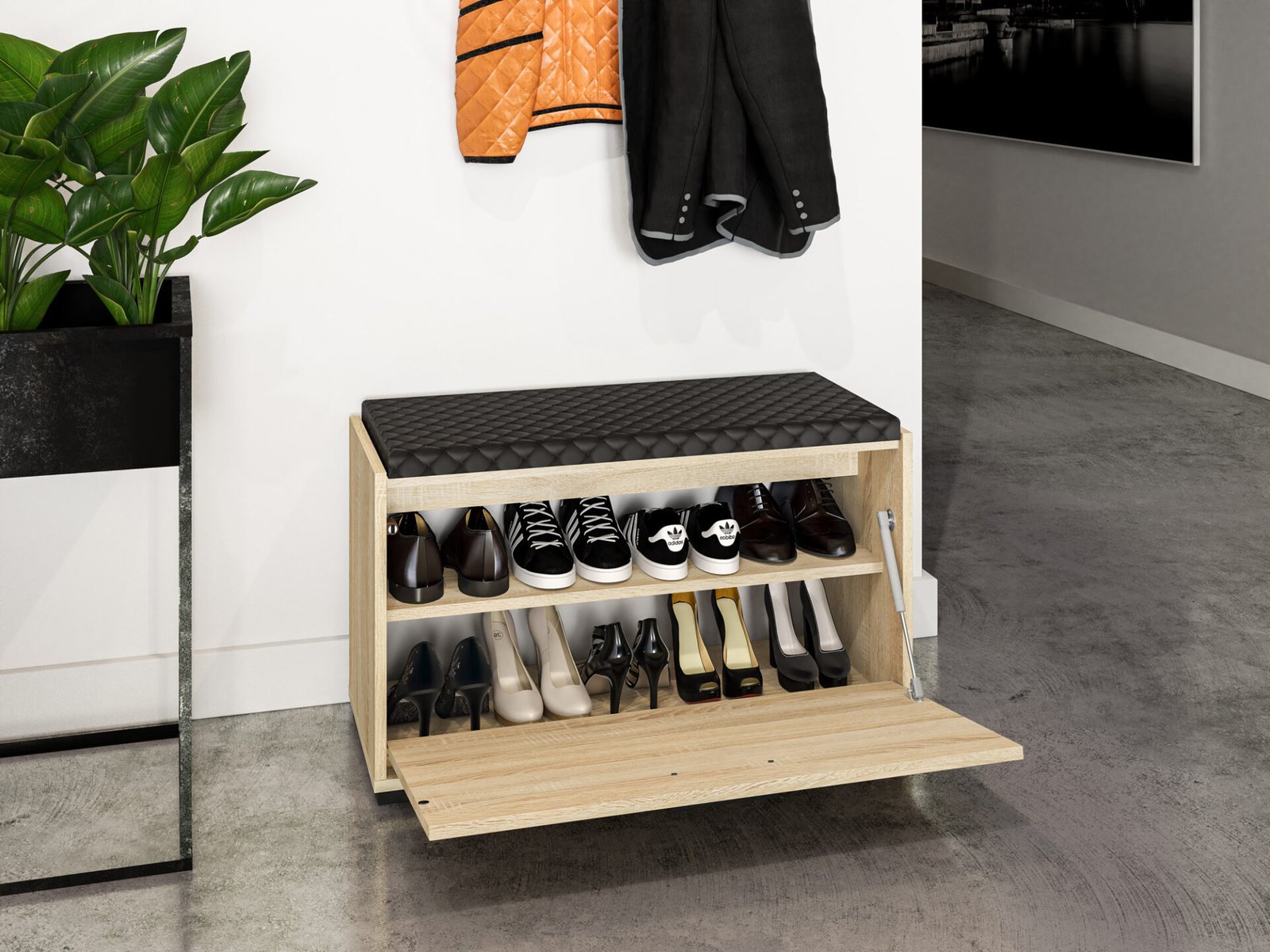 Caro 04 Sonoma lamp - shoe cabinet - Image 4