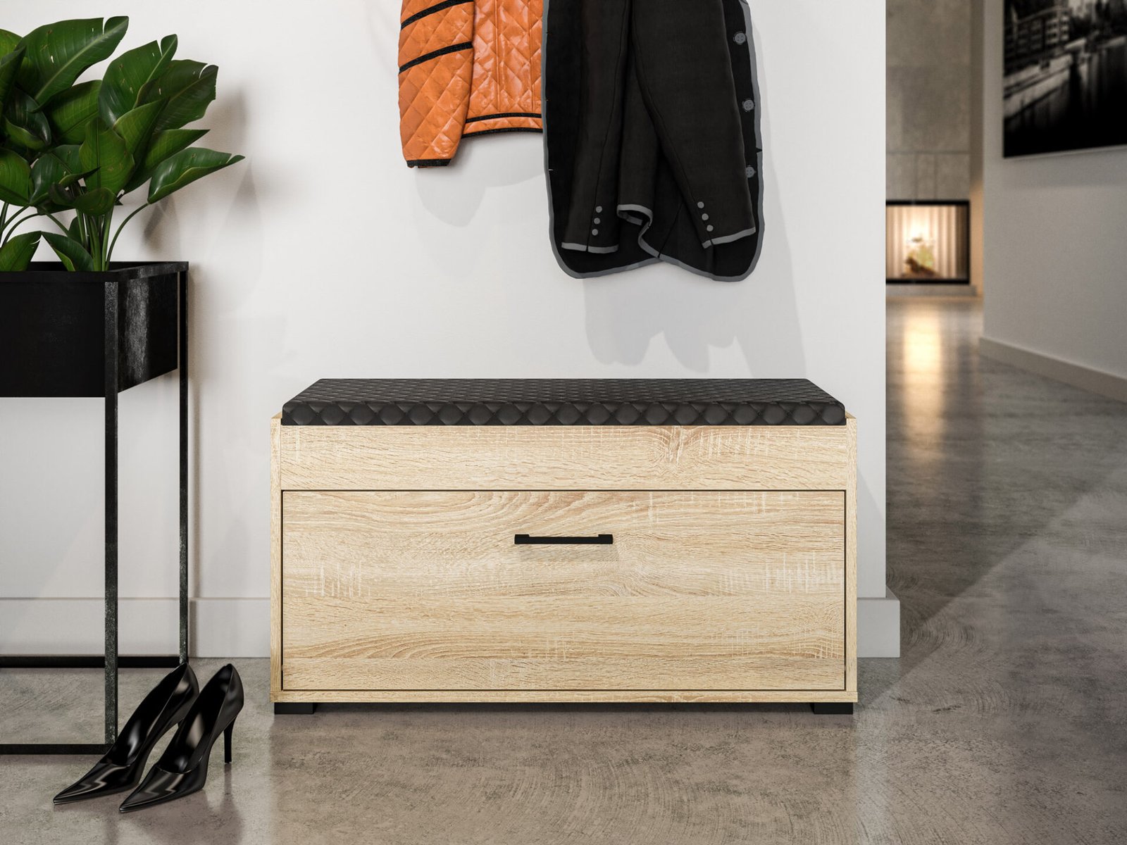 Caro 05 Sonoma lamp - shoe cabinet - Image 3