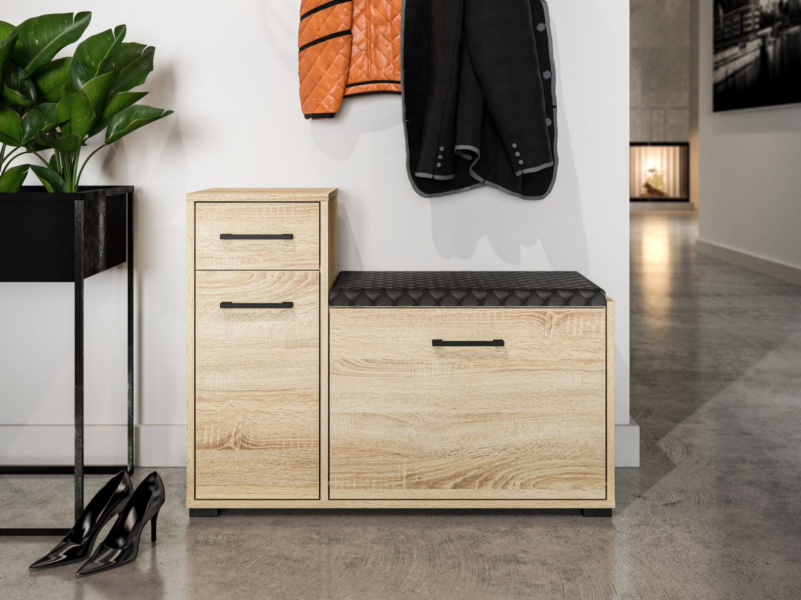 Caro 06 Sonoma lamp - shoe cabinet - Image 3