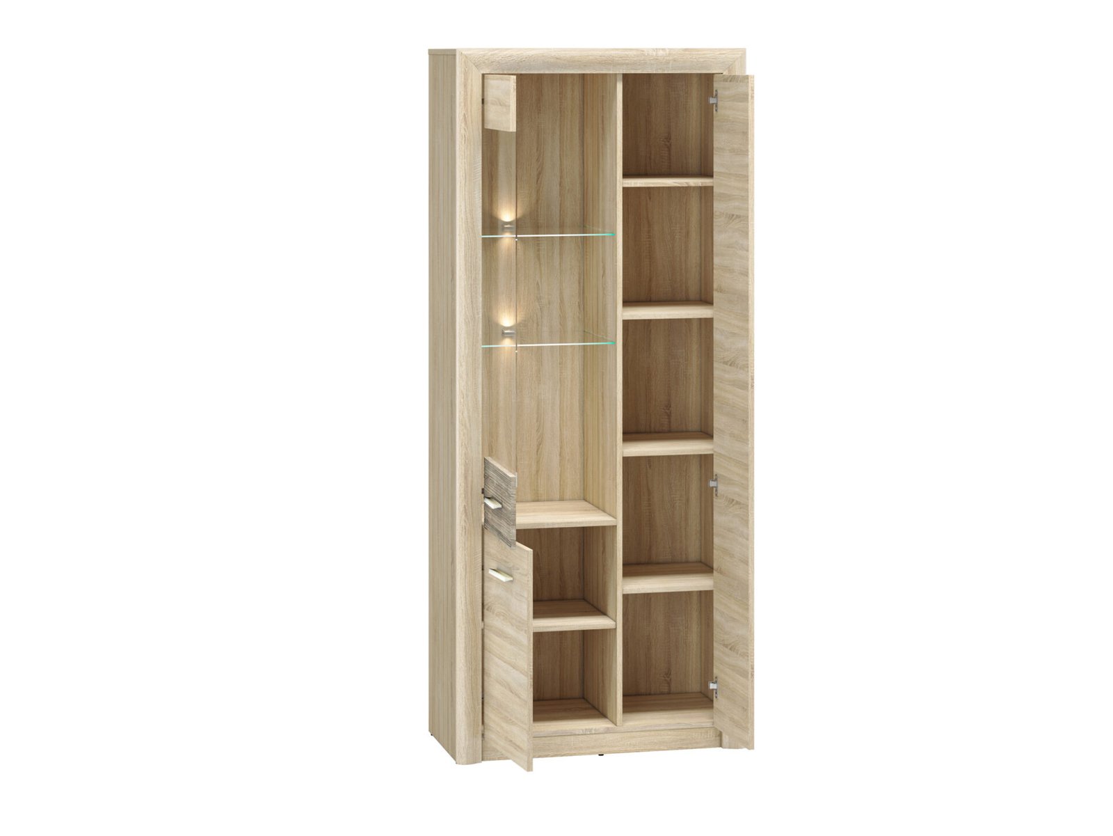 CASTEL 02/S light sonoma/MDF sonoma truffle - shelf - Image 2