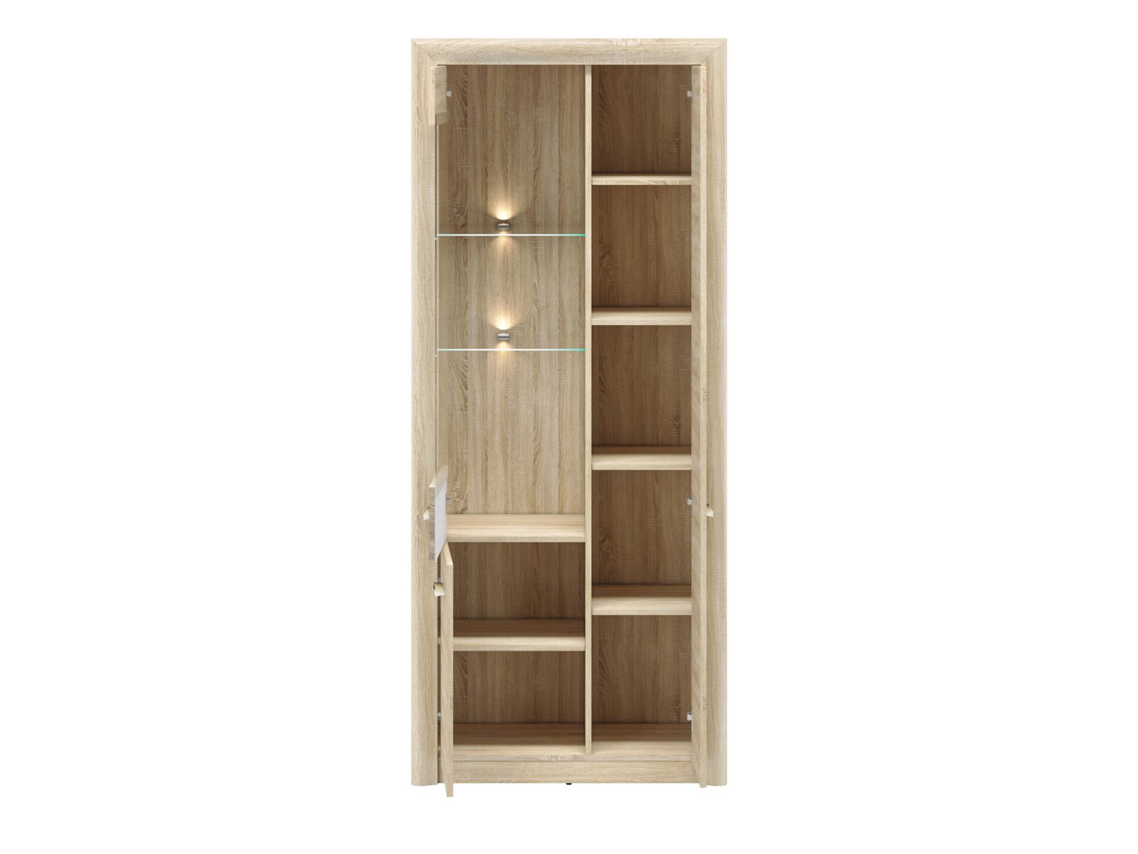 CASTEL 02/S light sonoma/MDF sonoma truffle - shelf - Image 4