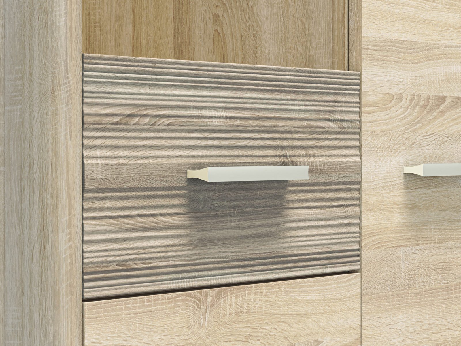 CASTEL 02/S light sonoma/MDF sonoma truffle - shelf - Image 6