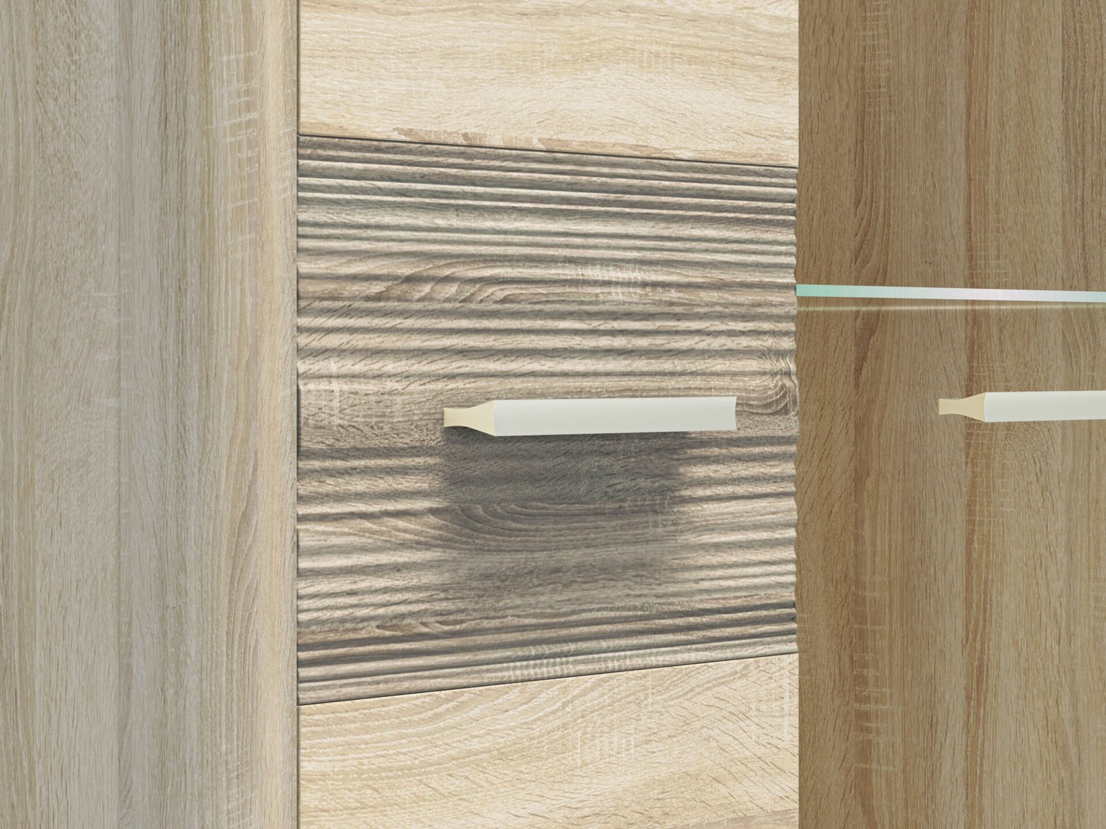 CASTEL 06/S sonoma light/MDF sonoma truffle - chest of drawers - Image 6