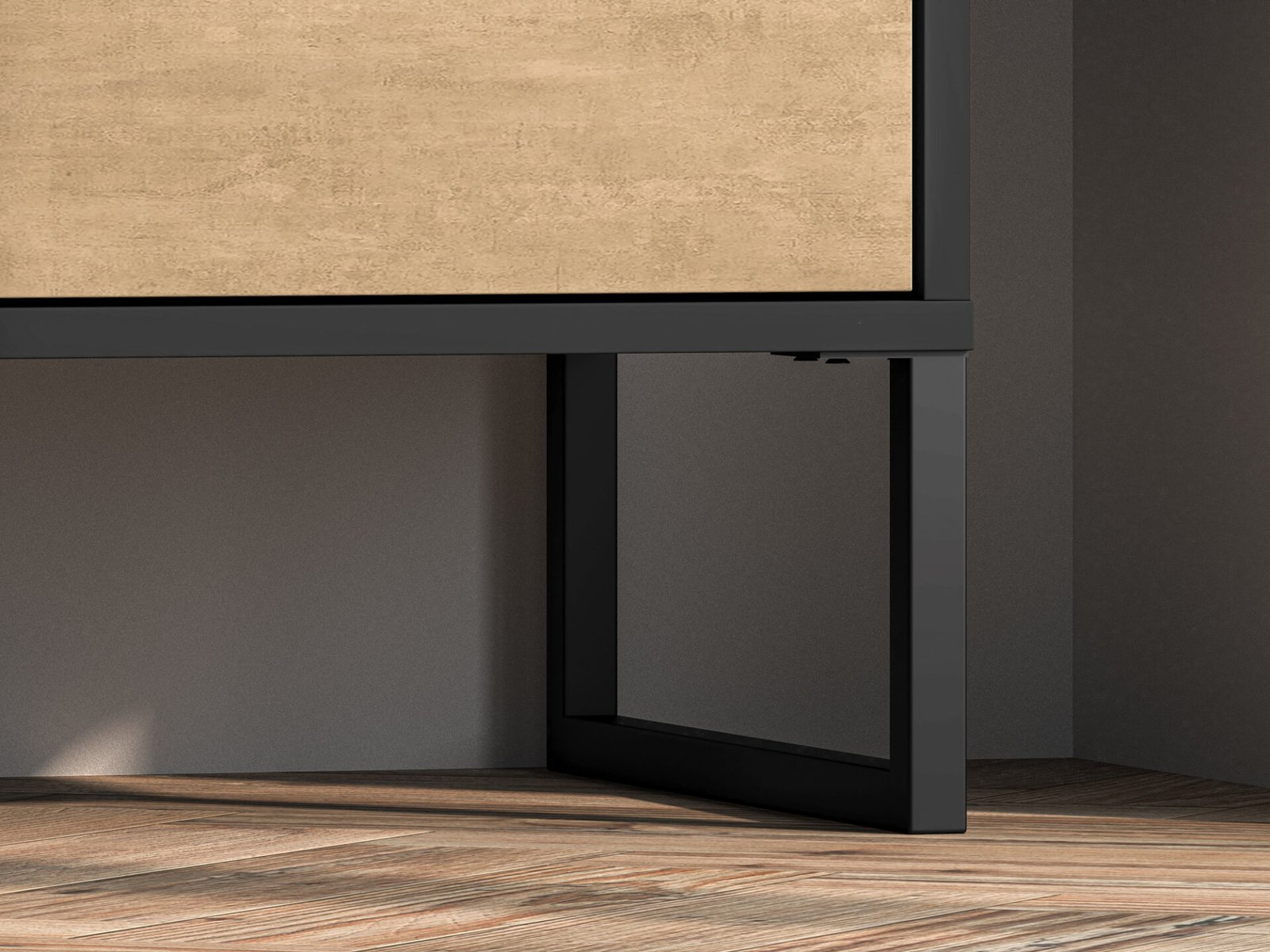 Colt 04 Gold Craft Oak/Black-Premium Steel Shelf - Image 7