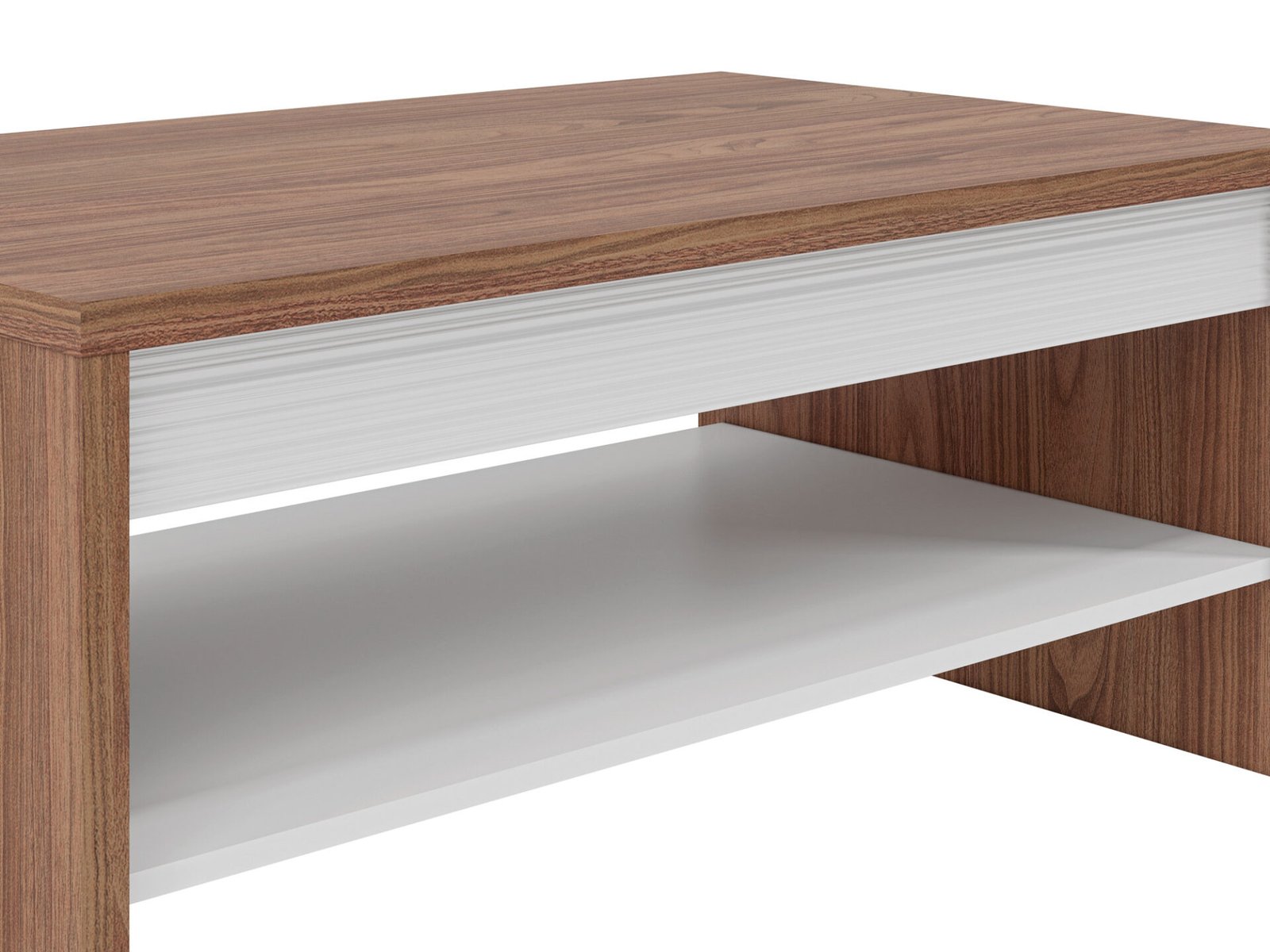 DALLAS 16-01 natural walnut/white coffee table - Image 4