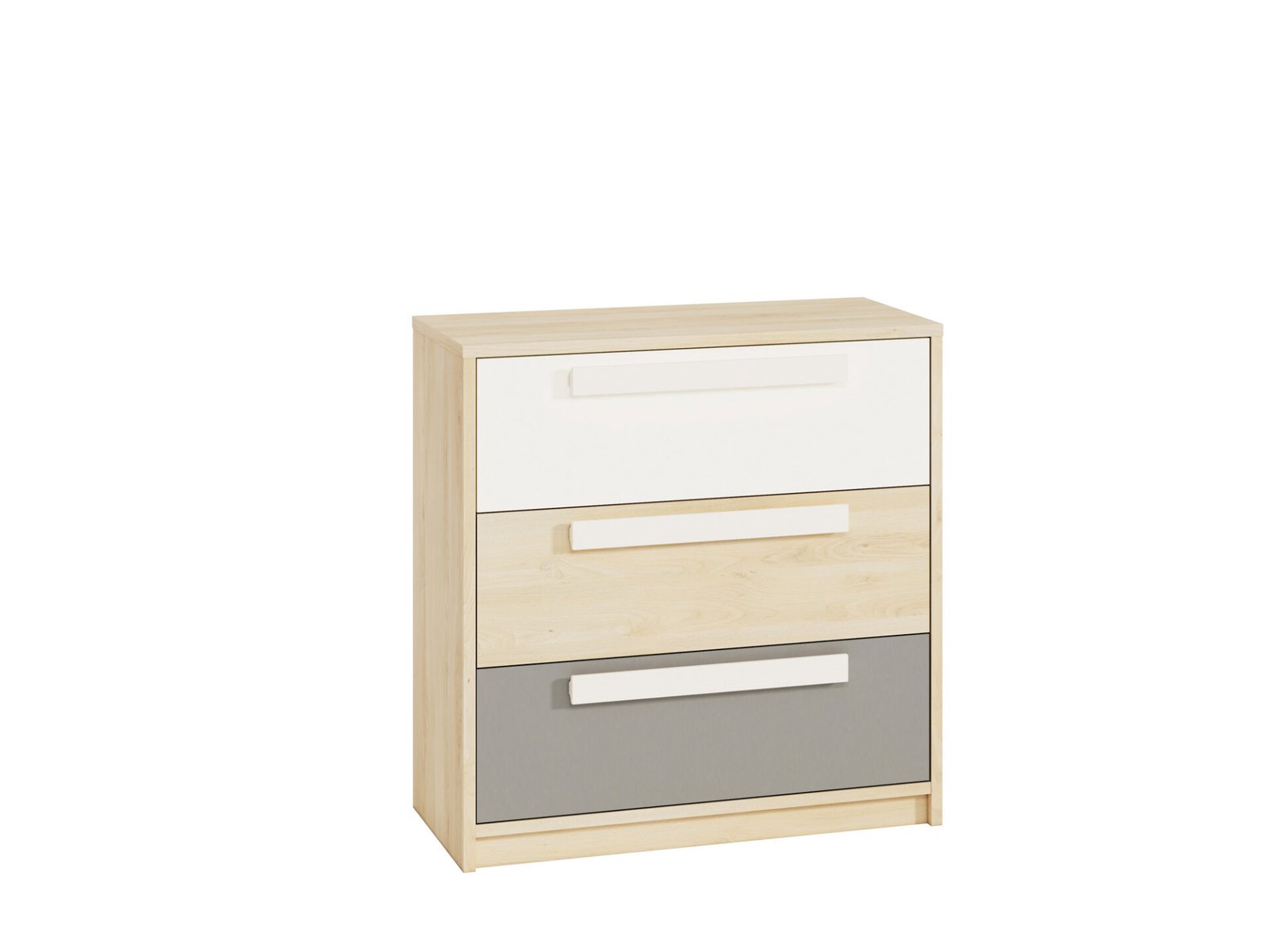 Drop 10-01 fjord beech/platinum gray - chest of drawers