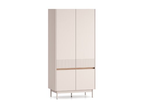 Dunea 01 cashmere / cremona torro oak – 4D wardrobe