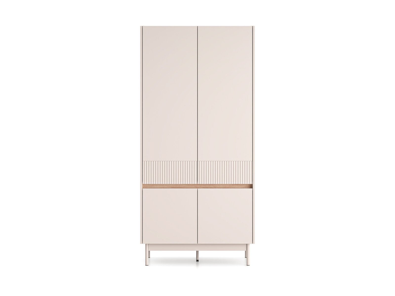 Dunea 01 cashmere / cremona torro oak - 4D wardrobe - Image 2