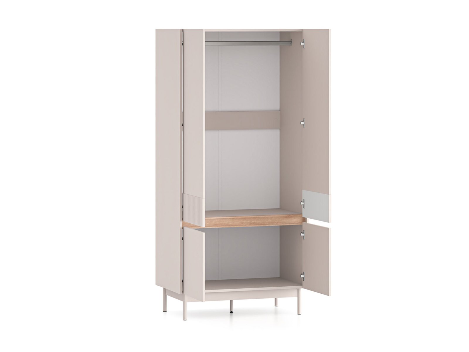 Dunea 01 cashmere / cremona torro oak - 4D wardrobe - Image 5
