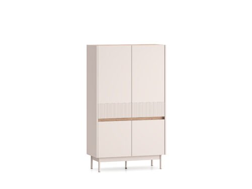 Dunea 04 cashmere/cremona oak torro chest of drawers – 4D chest of drawers