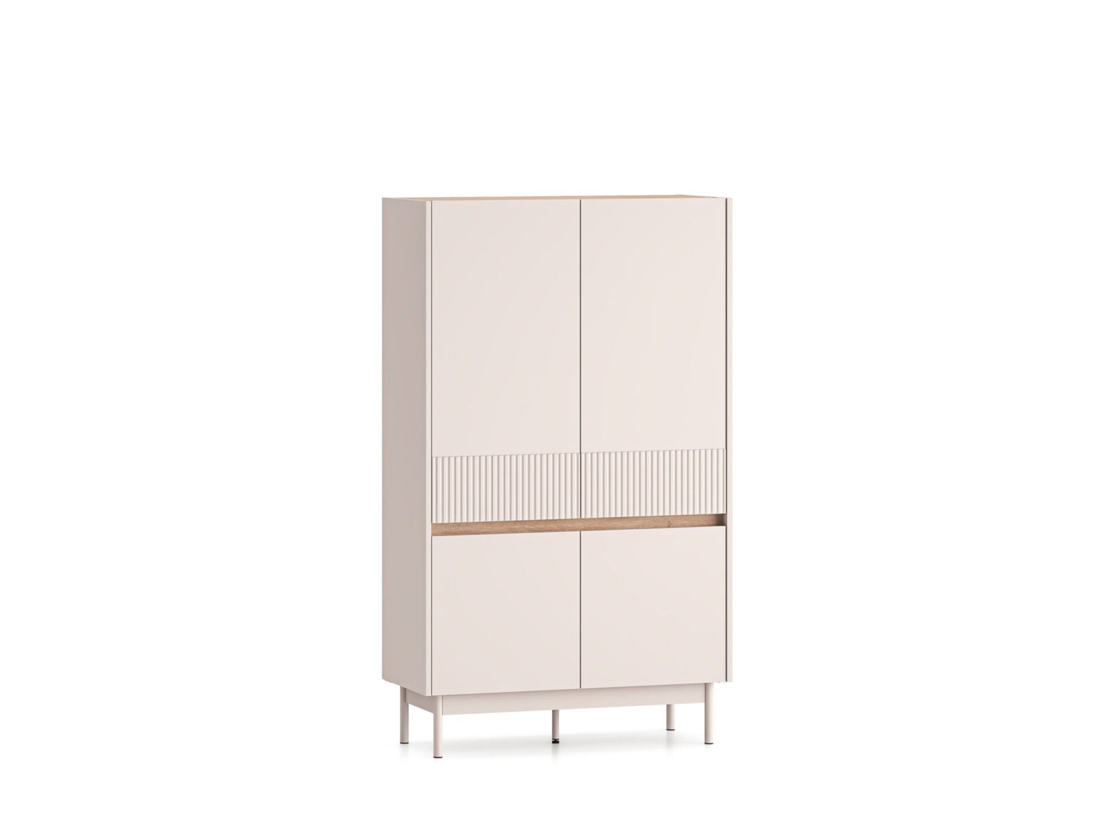 Dunea 04 cashmere/cremona oak torro chest of drawers - 4D chest of drawers