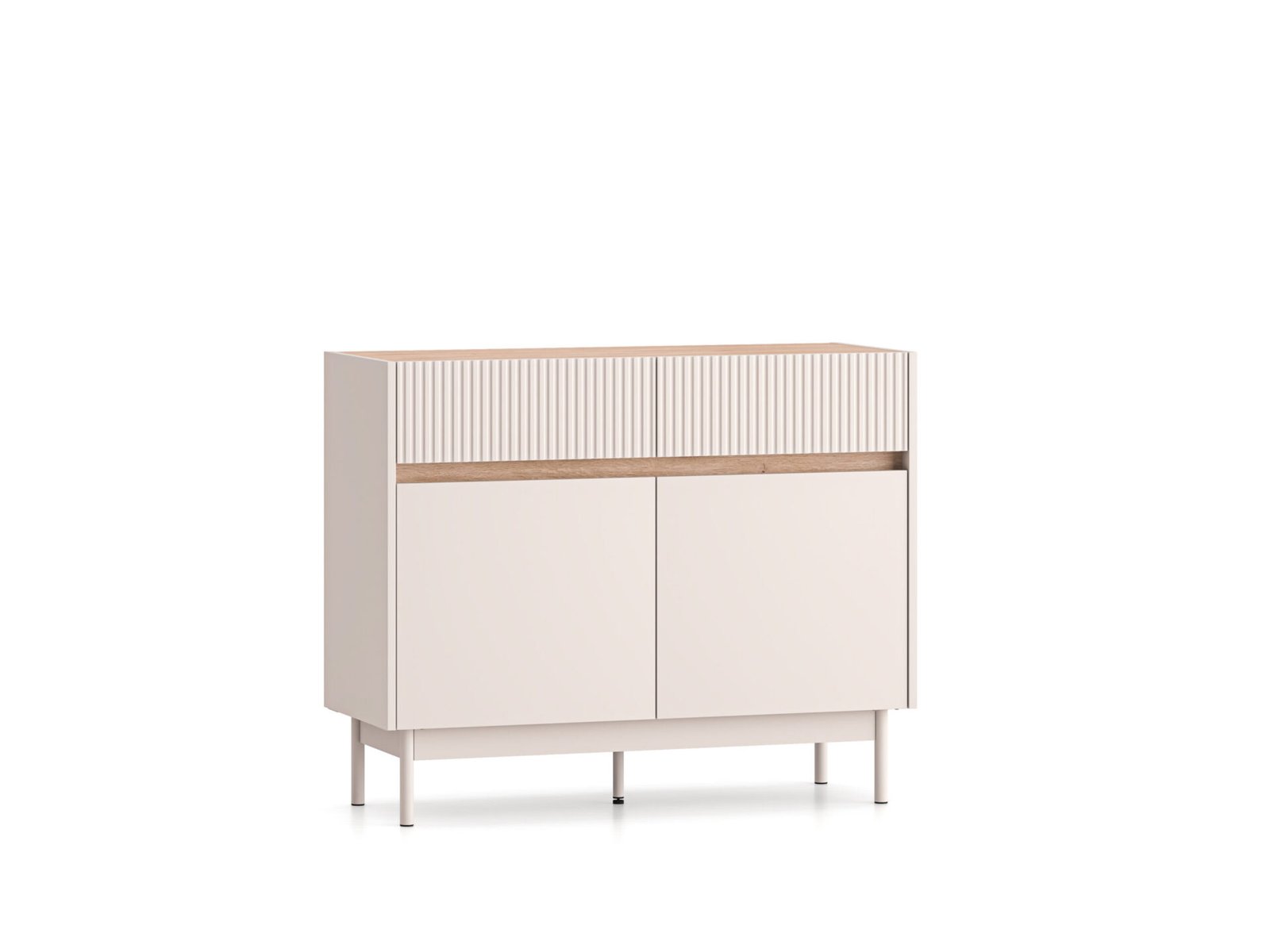 Dunea 06 cashmere/cremona oak torro - 2D2S chest of drawers