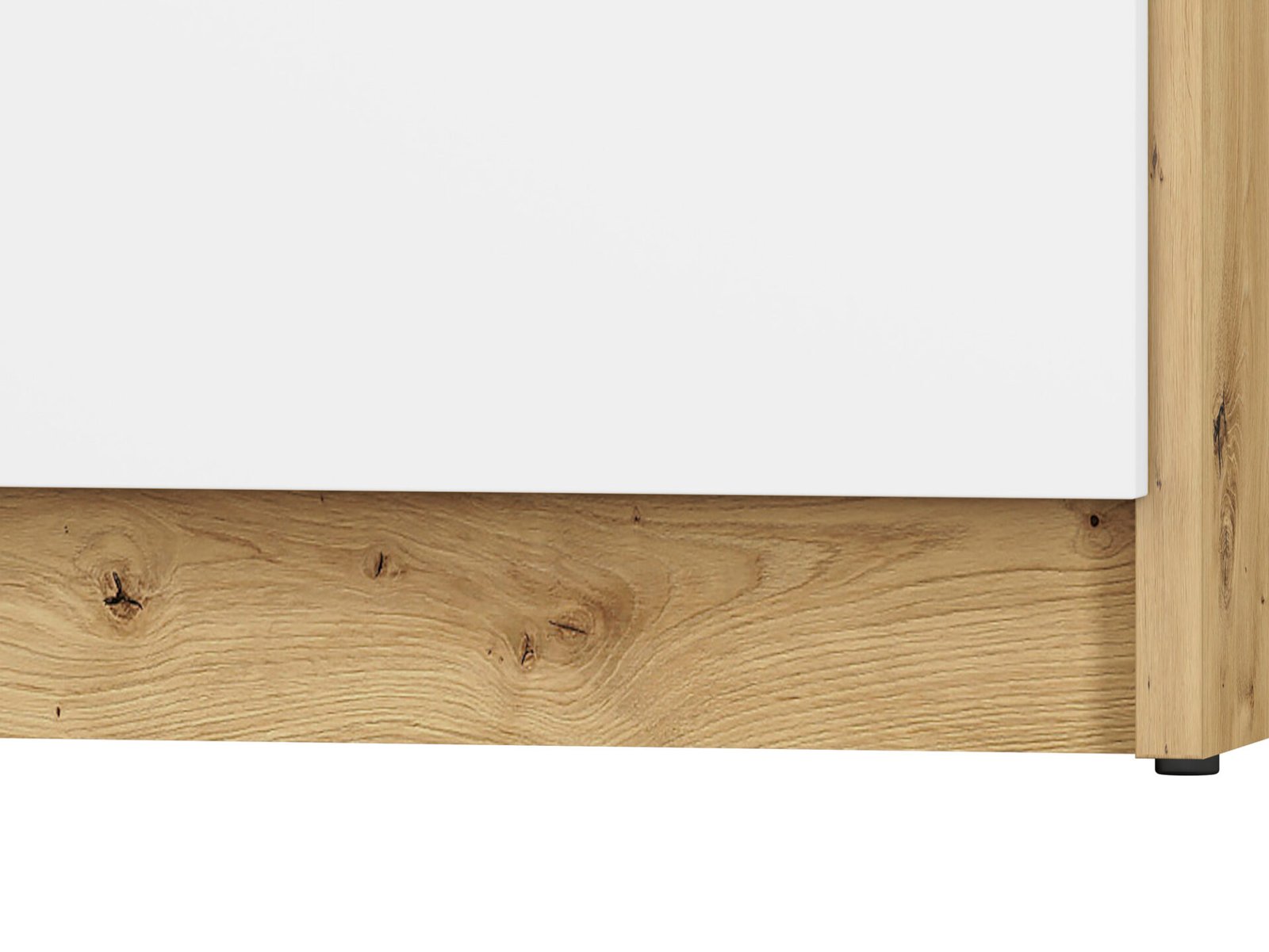 FINI 02 oak body / white front / anthracite insert – wardrobe - Image 5