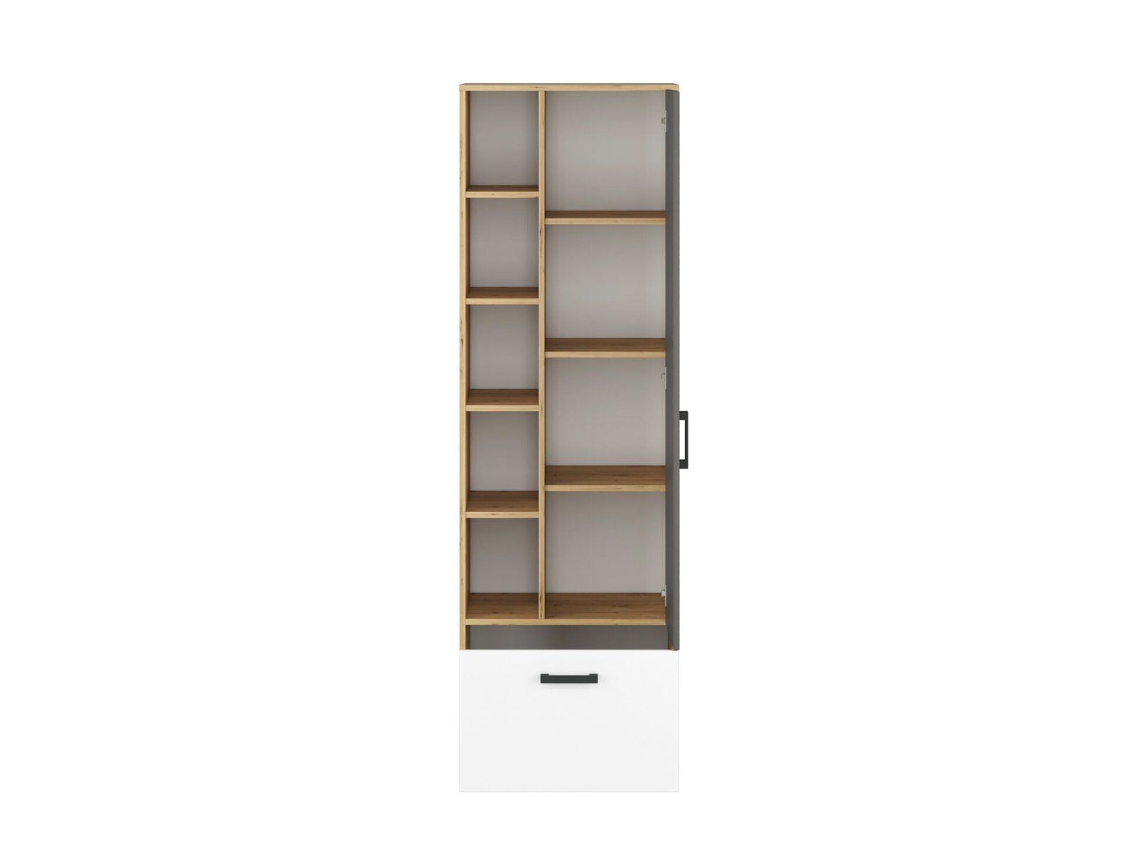 FINI 03 oak body / white front / anthracite insert - shelf - Image 4