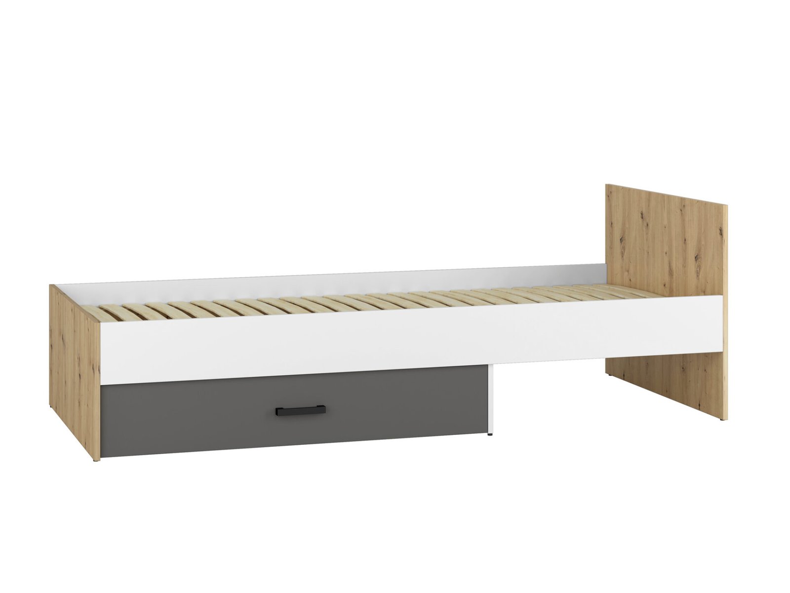 FINI 09 oak body / white front / anthracite bed insert