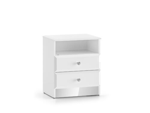 GLAMOUR 04 alpine white – Bedside table