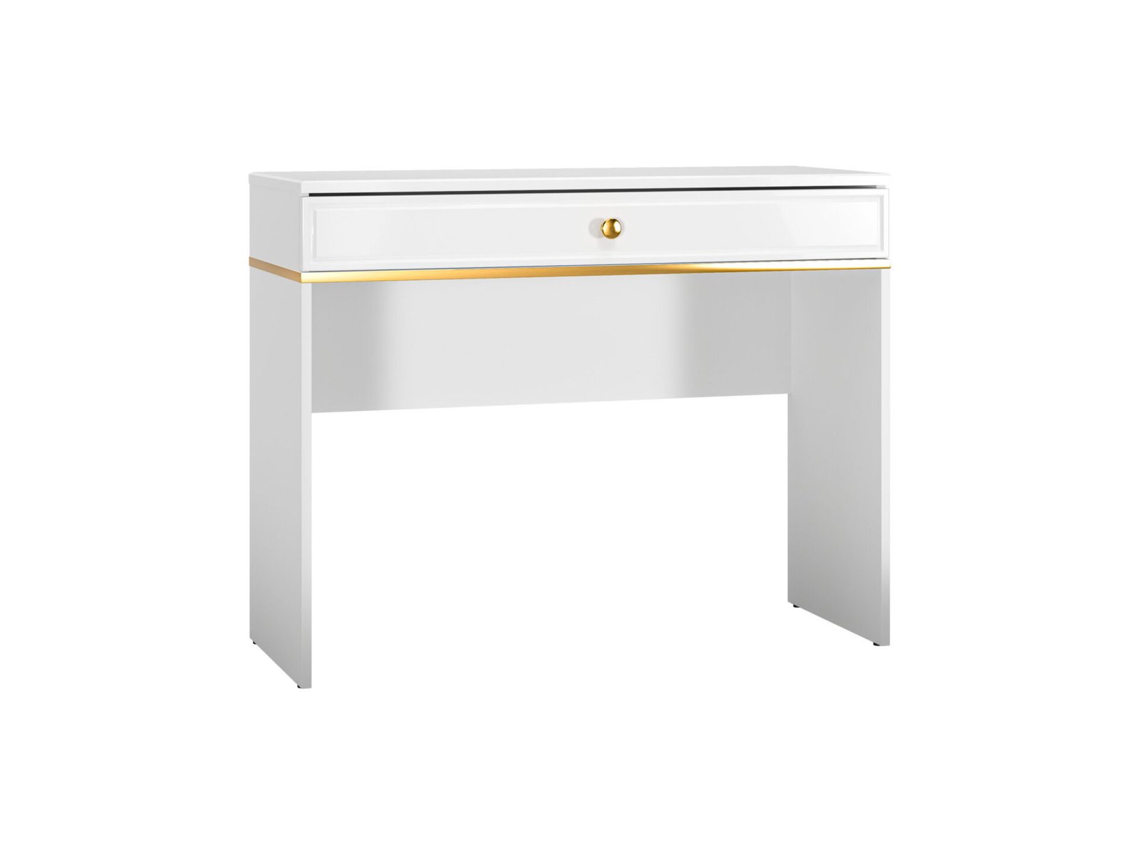 Goldin 10 Alpine white/glossy white - Dressing table