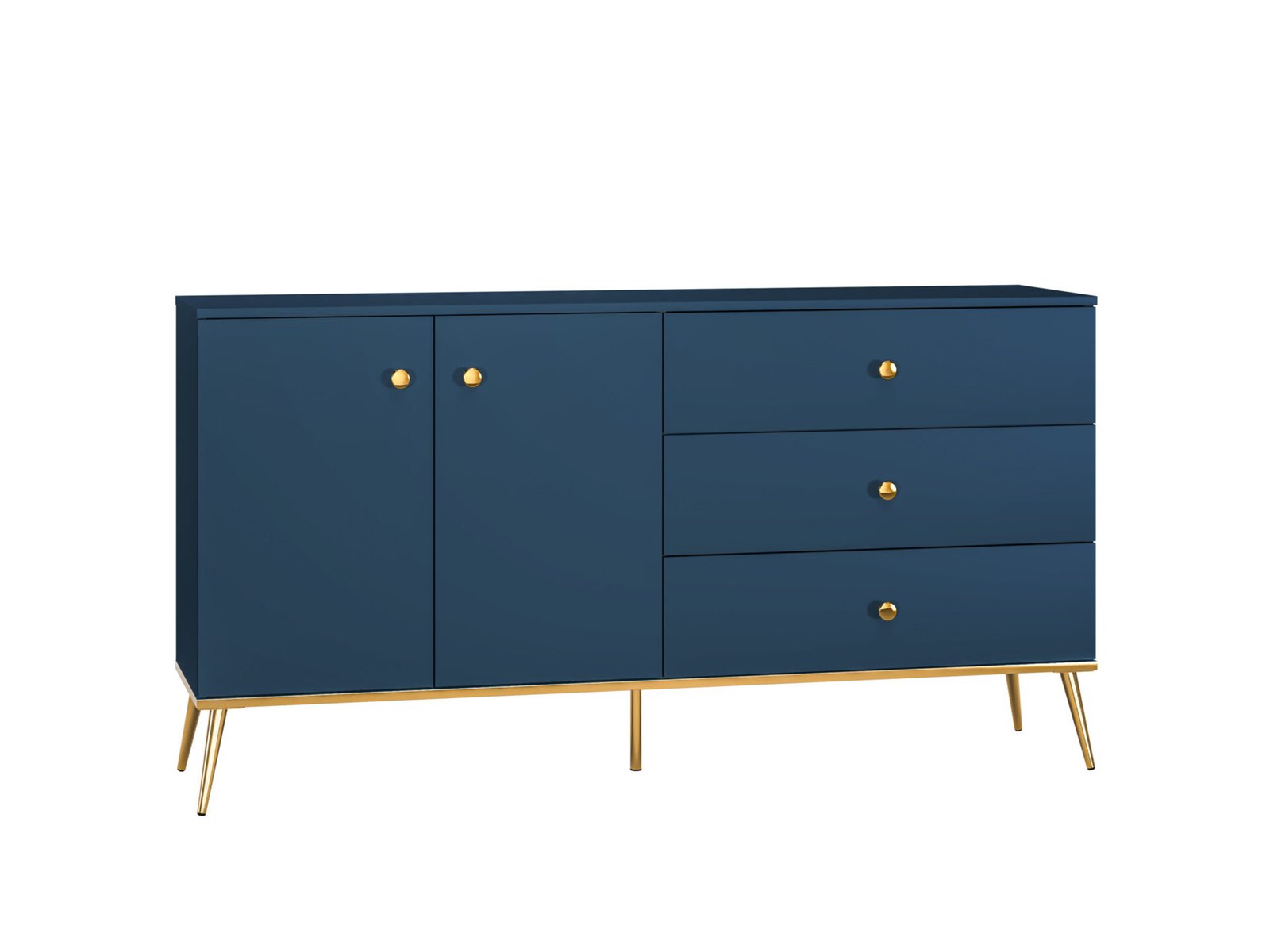 Marine 03 dark blue - chest of drawers 2D3S