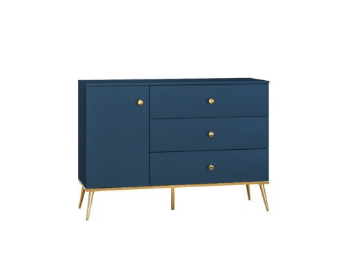 Marine 04 dark blue – chest of drawers 1D3S