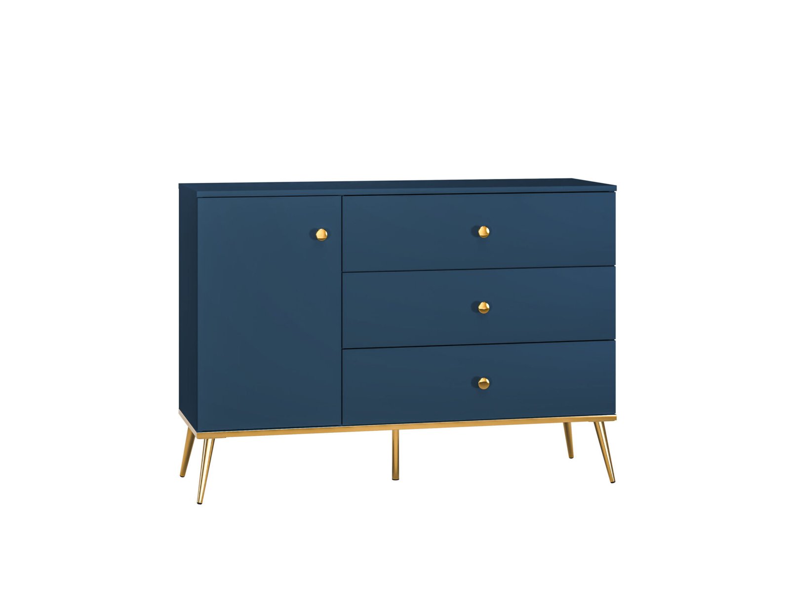 Marine 04 dark blue - chest of drawers 1D3S
