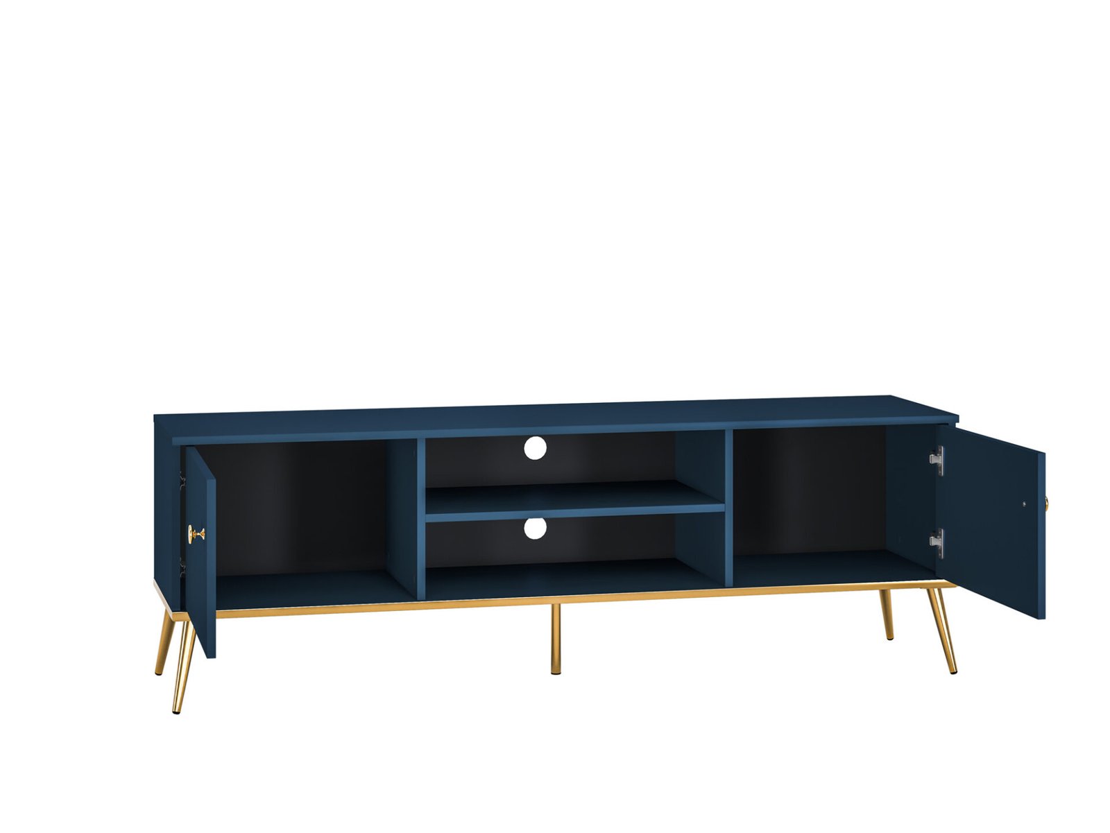 Marine 05 dark blue - 2D TV cabinet - Image 2